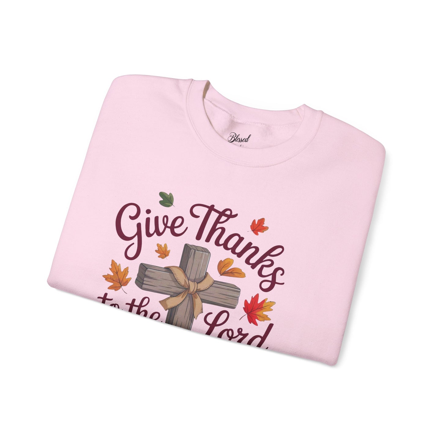 Christian Psalm 136:1 Sweatshirt