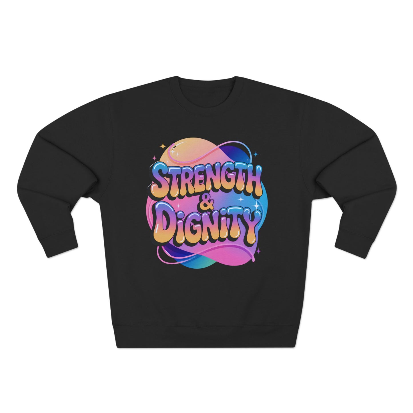 Strength & Dignity Crewneck Sweatshirt — Inspirational Women’s Pullover