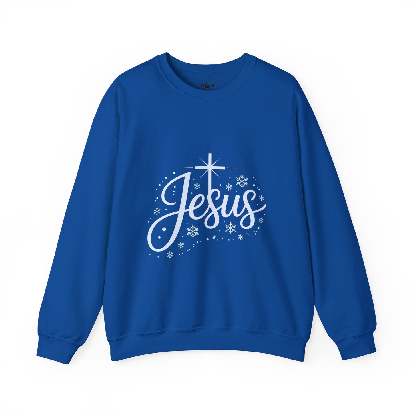 Christmas Sweatshirt - Jesus The Reason for the Snowy Season