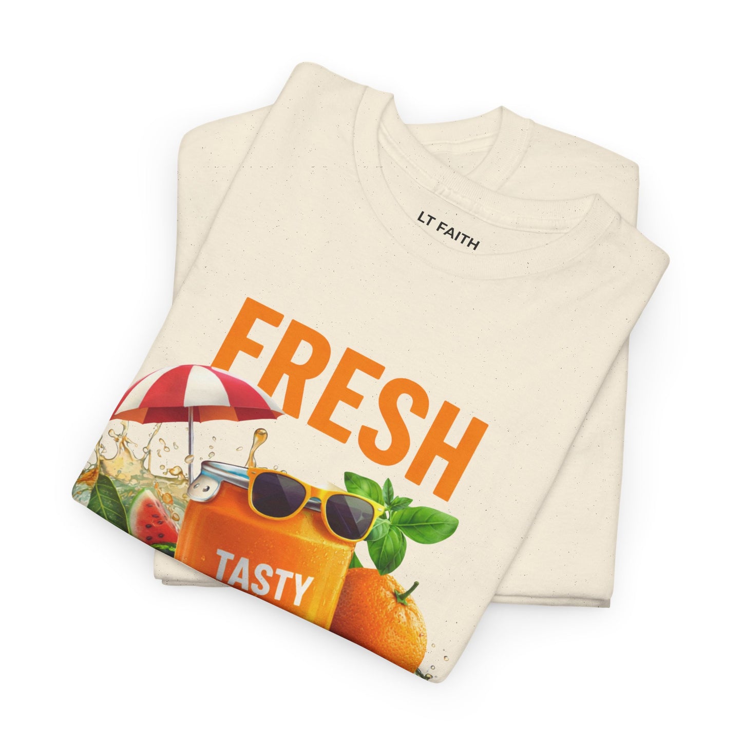 Fresh Juice T-Shirt — 'Fresh Tasty Juice' Fruit Graphic Tee