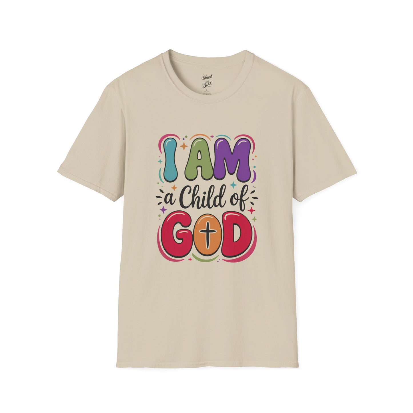 Christian Unisex Softstyle T-Shirt - I am a Child of God