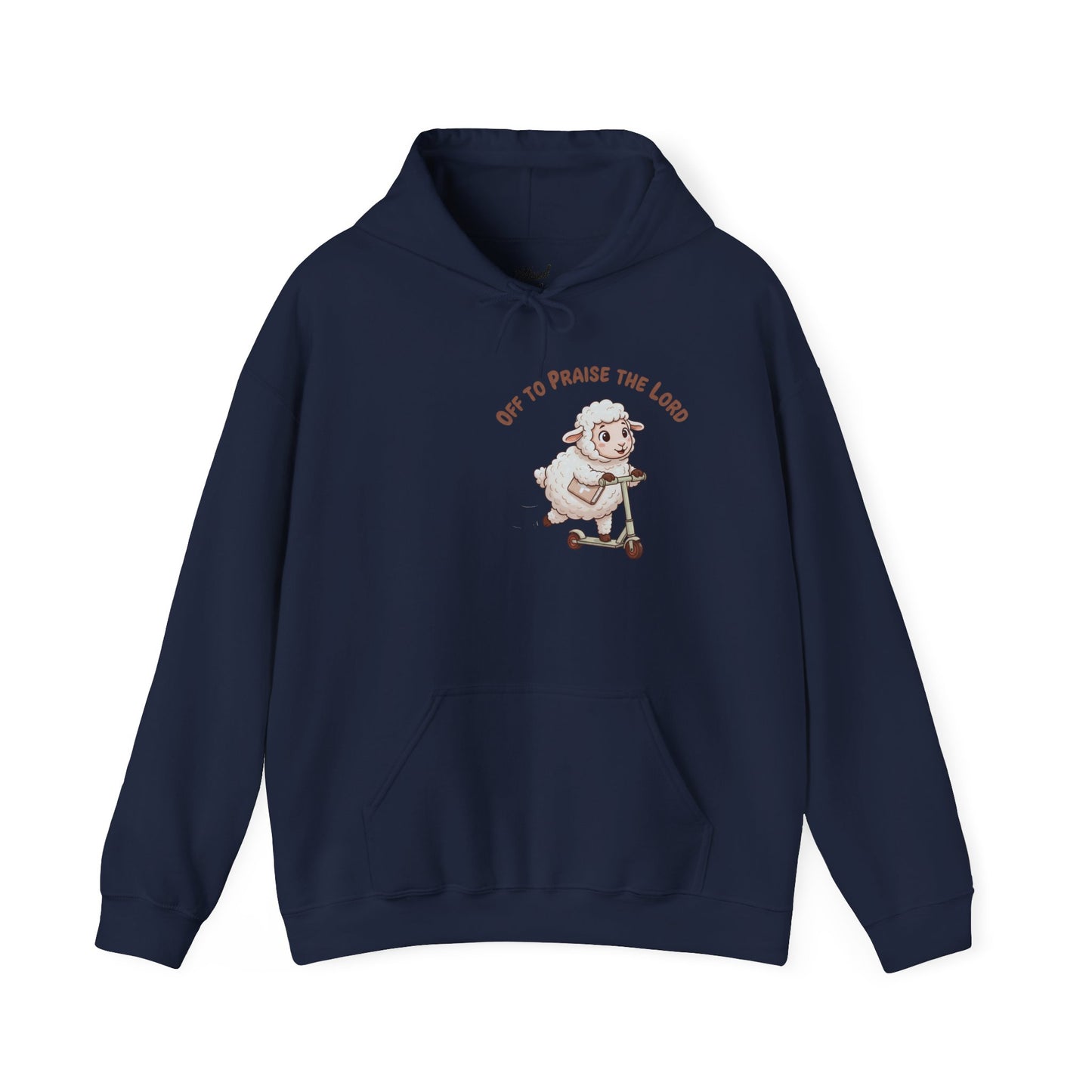Christian 'Off to Praise the Lord' Hoodie — Faith-Based Religious Pullover