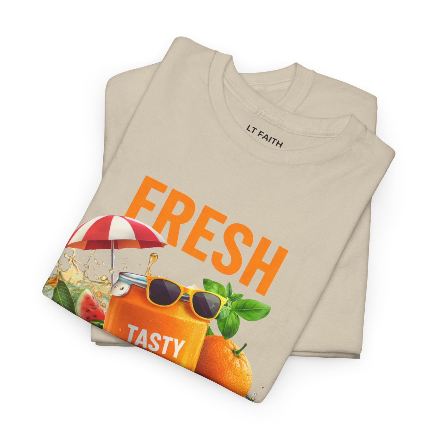 Fresh Juice T-Shirt — 'Fresh Tasty Juice' Fruit Graphic Tee
