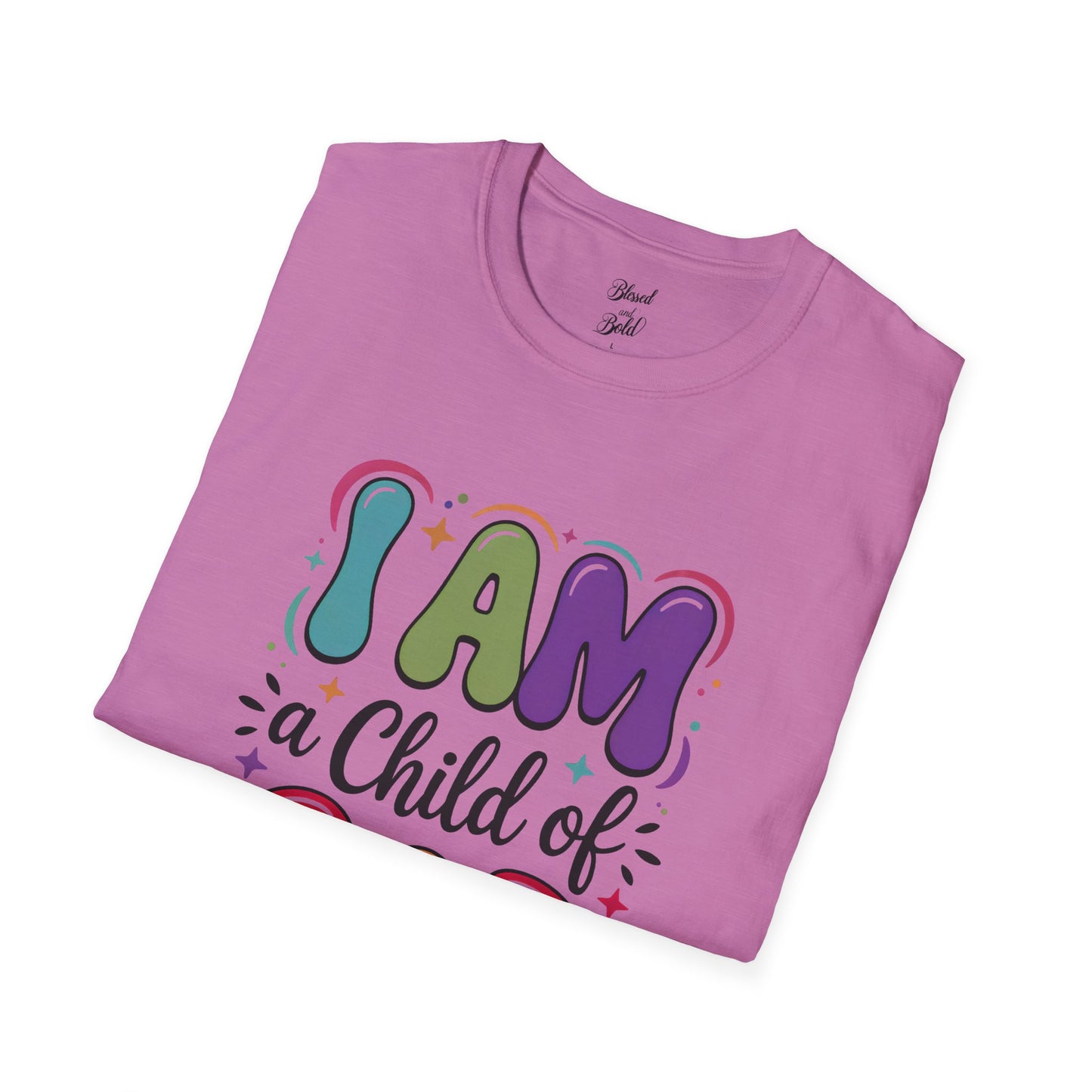 Christian Unisex Softstyle T-Shirt - I am a Child of God