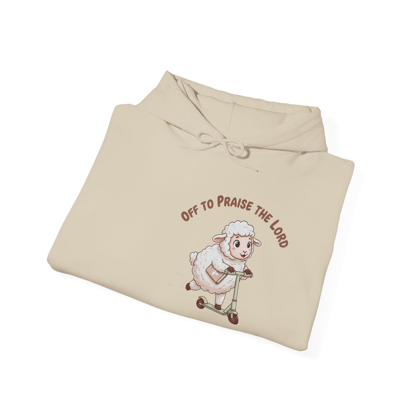 Christian 'Off to Praise the Lord' Hoodie — Faith-Based Religious Pullover
