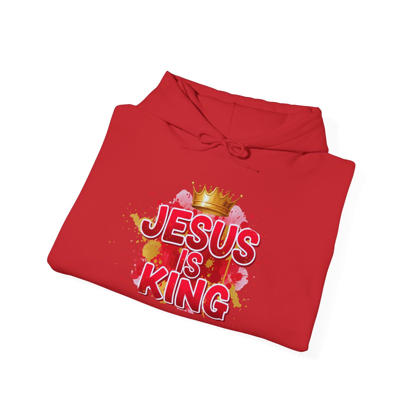 Jesus Is King Hooded Sweatshirt — Christian Faith Hoodie