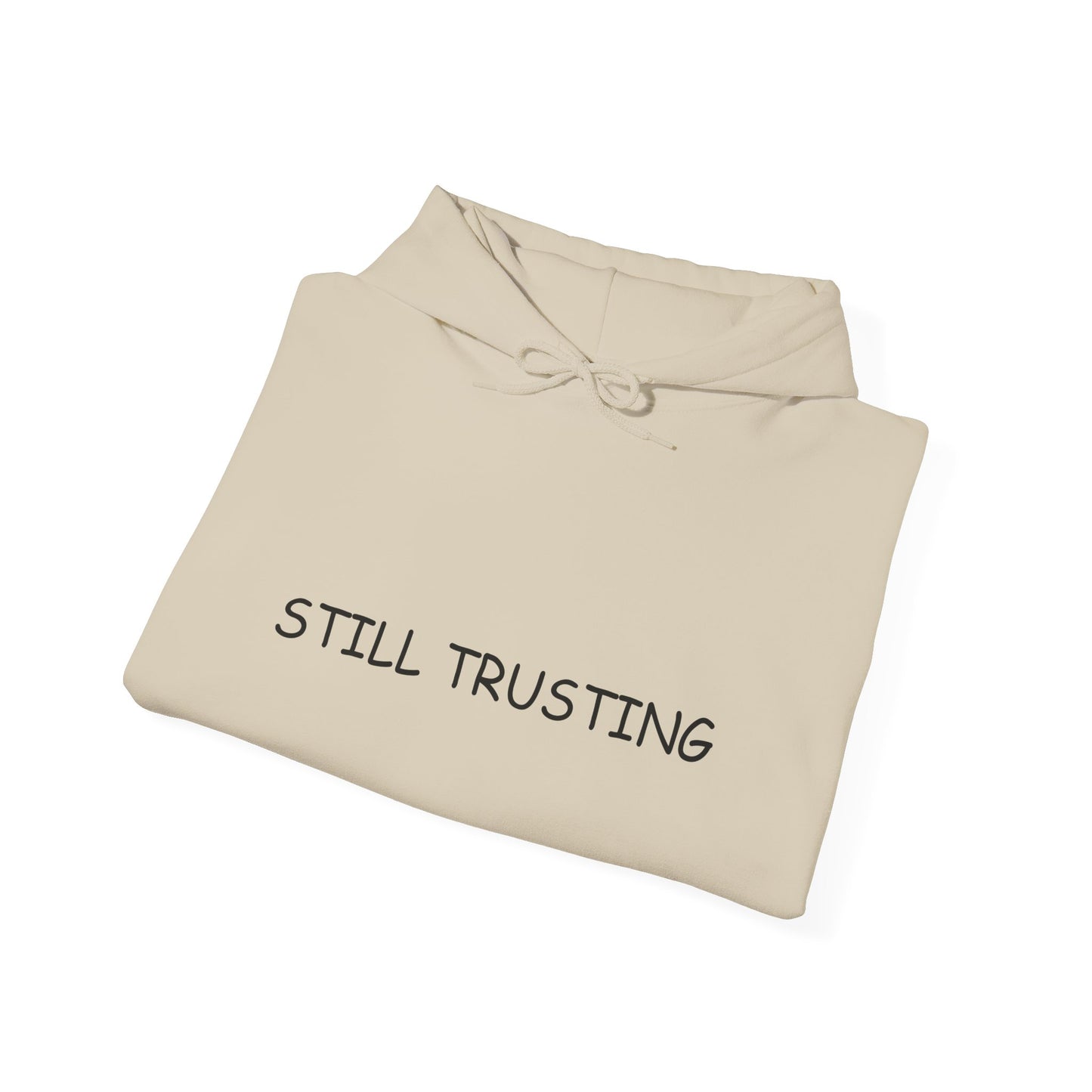 "STILL TRUSTING" Hoodie — Faith-Inspired Comfort Pullover