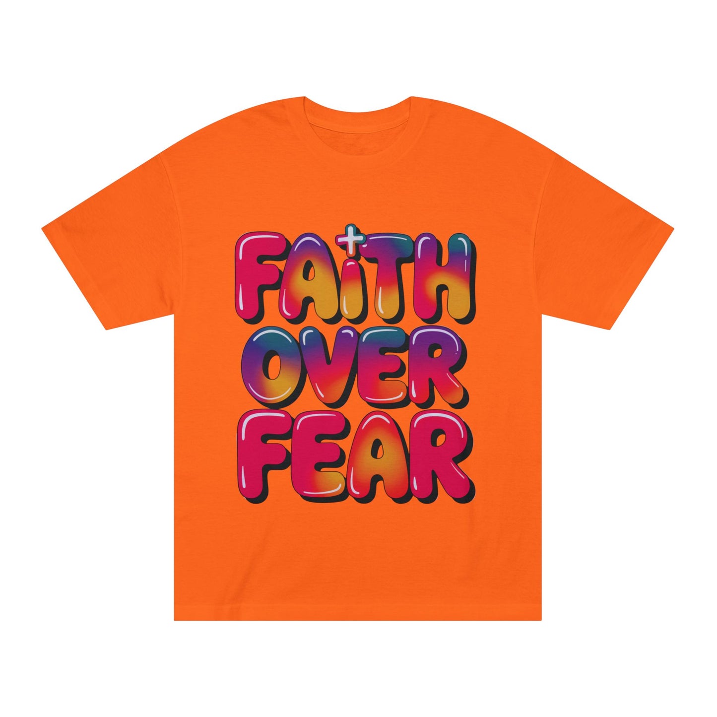 Faith Over Fear Christian T-Shirt — Women’s Inspirational Graphic Tee