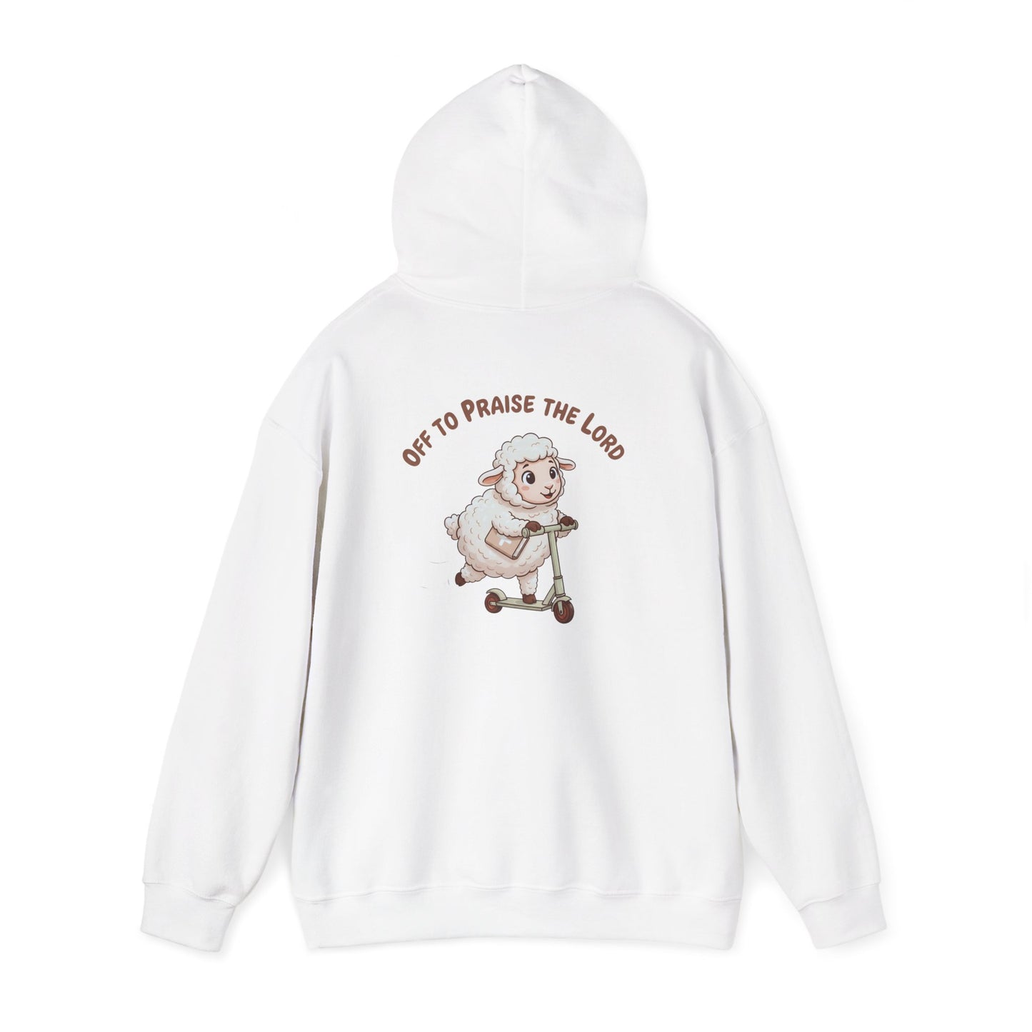 Christian 'Off to Praise the Lord' Hoodie — Faith-Based Religious Pullover