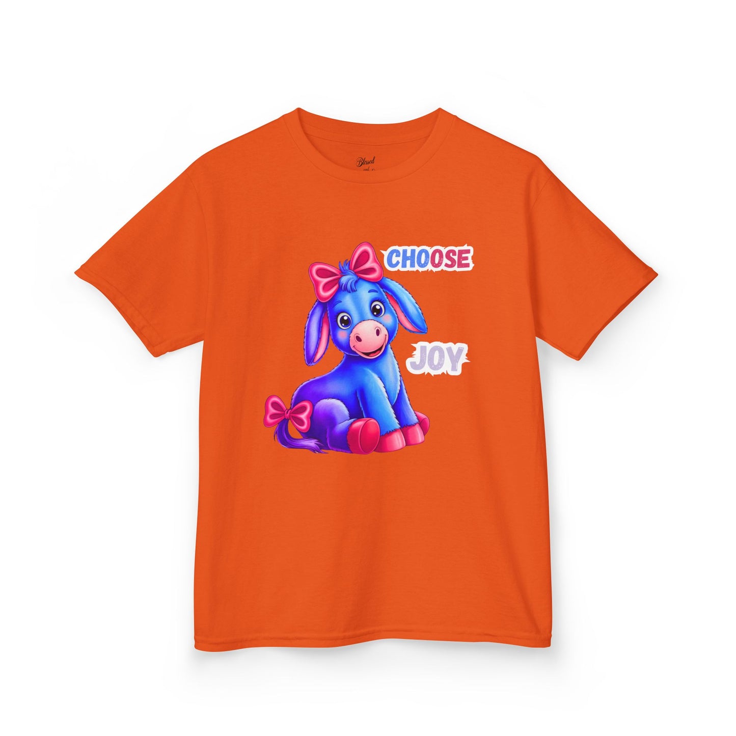 Kids Tee - CHOOSE JOY - Inspirational Quote Shirt for Children