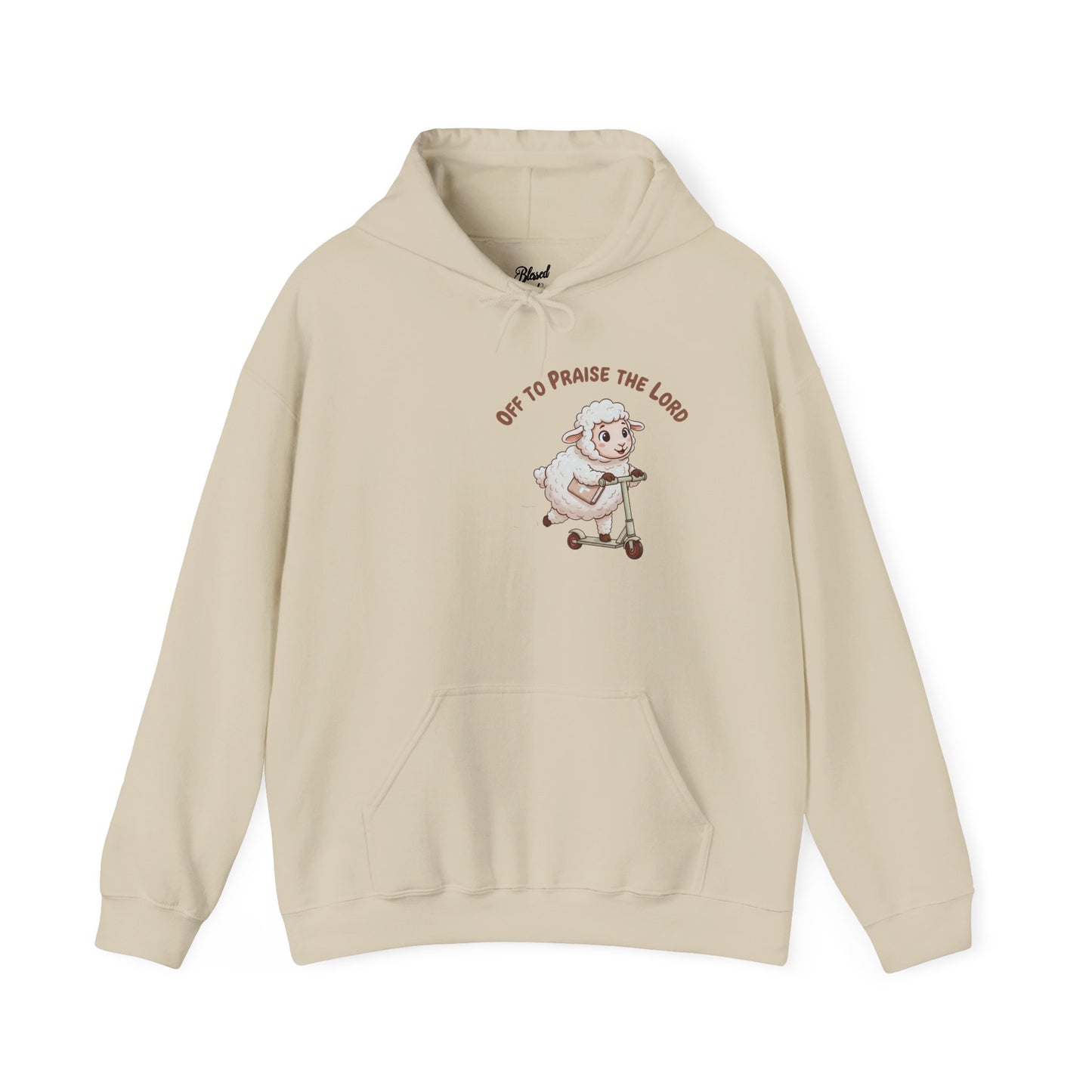 Christian 'Off to Praise the Lord' Hoodie — Faith-Based Religious Pullover
