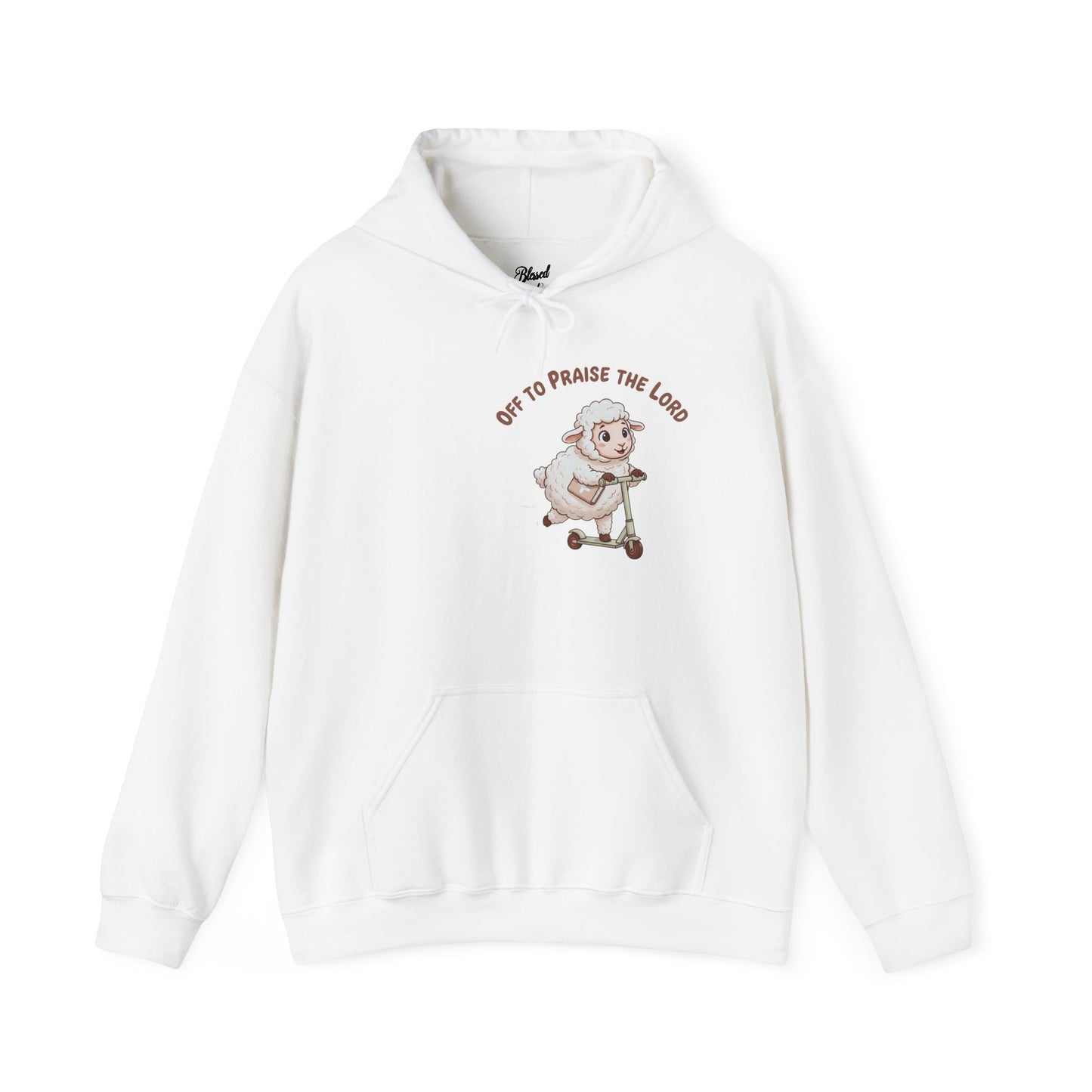 Christian 'Off to Praise the Lord' Hoodie — Faith-Based Religious Pullover
