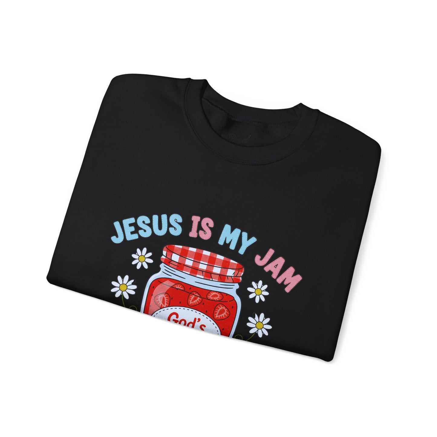 Jesus Is My Jam Sweatshirt — Christian Faith Graphic Crewneck