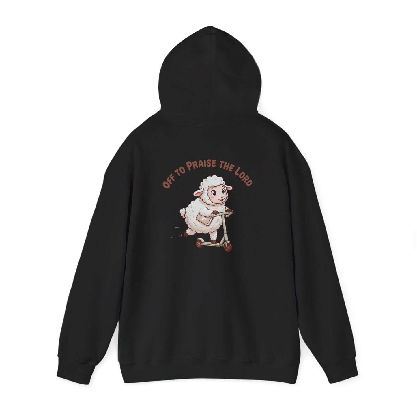 Christian 'Off to Praise the Lord' Hoodie — Faith-Based Religious Pullover