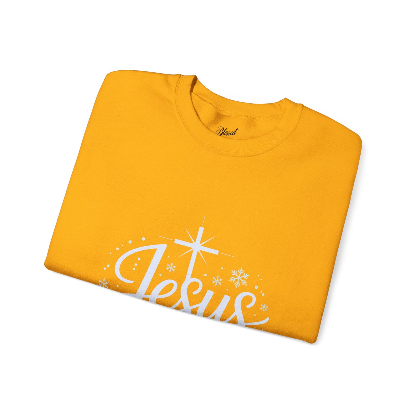 Christmas Sweatshirt - Jesus The Reason for the Snowy Season