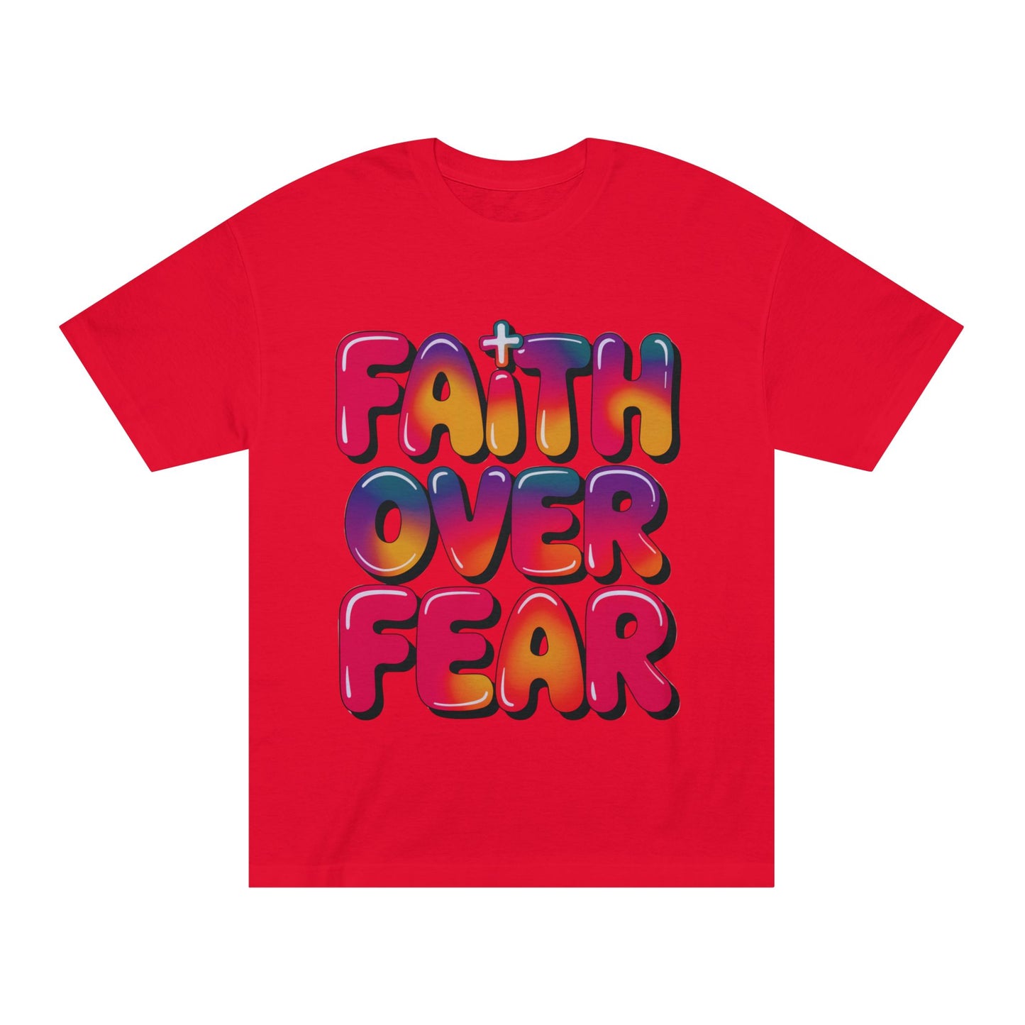 Faith Over Fear Christian T-Shirt — Women’s Inspirational Graphic Tee