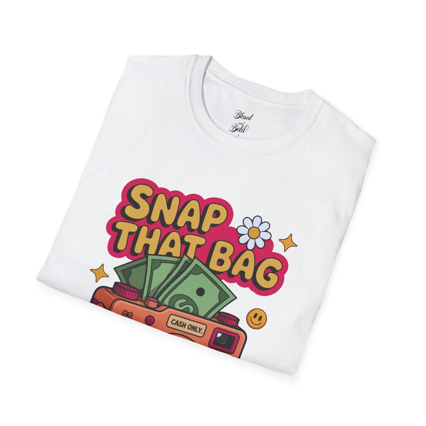 Unisex T-Shirt Snap That Bag Design